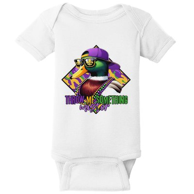 Mardi Gras Duck Mardi Gras Duck Hunting For Women Baby Bodysuit