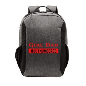 Girl Dad Fathers Day From Wife Daughter Vector Backpack