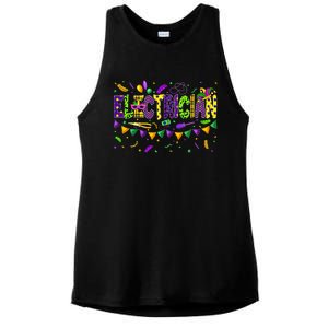 Mardi Gras Electrician Carnival Parade Party Job Occupation Great Gift Ladies PosiCharge Tri-Blend Wicking Tank