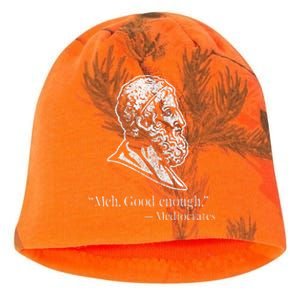 Meh Good Enough Mediocrates Kati - Camo Knit Beanie