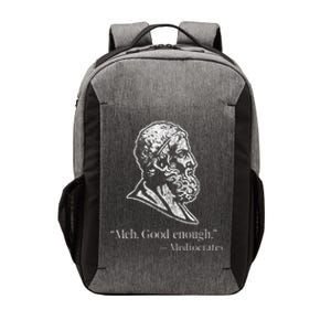 Meh Good Enough Mediocrates Vector Backpack