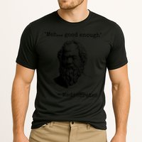 Meh Good Enough Funny Mediocrates Sarcastic Greek Philosophy Cooling Performance Crew T-Shirt