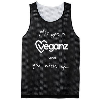 Mir Geht Es Veganz Und Gar Nicht Gut Mesh Reversible Basketball Jersey Tank