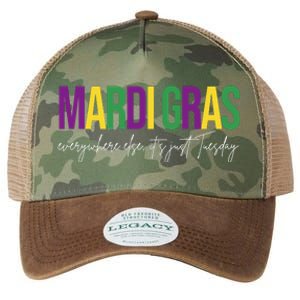 Mardi Gras Everywhere Else Its Just Tuesday Legacy Tie Dye Trucker Hat