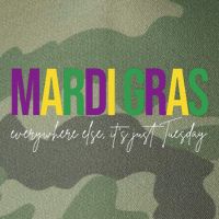Mardi Gras Everywhere Else Its Just Tuesday Legacy Tie Dye Trucker Hat