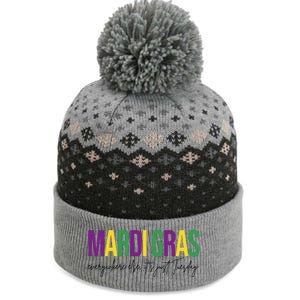 Mardi Gras Everywhere Else Its Just Tuesday The Baniff Cuffed Pom Beanie