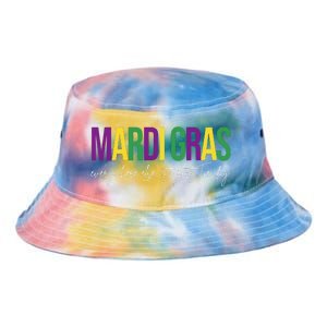 Mardi Gras Everywhere Else Its Just Tuesday Tie Dye Newport Bucket Hat