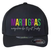 Mardi Gras Everywhere Else Its Just Tuesday Flexfit Unipanel Trucker Cap