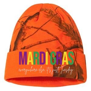 Mardi Gras Everywhere Else Its Just Tuesday Kati Licensed 12" Camo Beanie