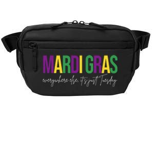 Mardi Gras Everywhere Else Its Just Tuesday Crossbody Pack