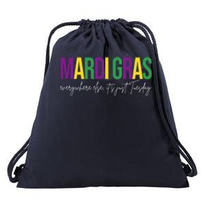 Mardi Gras Everywhere Else Its Just Tuesday Drawstring Bag