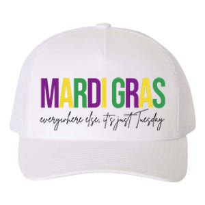 Mardi Gras Everywhere Else Its Just Tuesday Yupoong Adult 5-Panel Trucker Hat