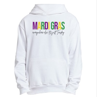 Mardi Gras Everywhere Else Its Just Tuesday Urban Pullover Hoodie