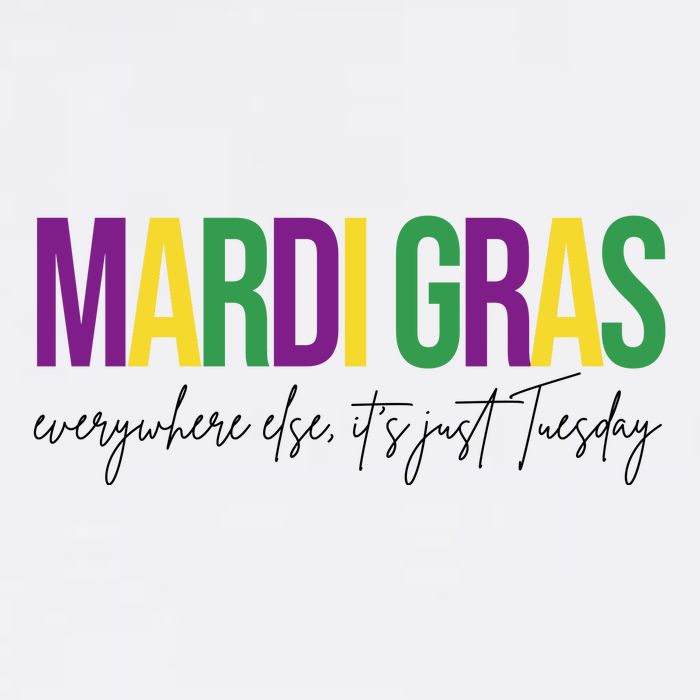 Mardi Gras Everywhere Else Its Just Tuesday Poster