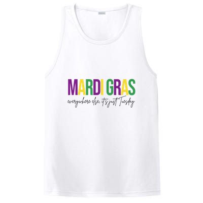 Mardi Gras Everywhere Else Its Just Tuesday PosiCharge Competitor Tank