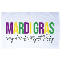 Mardi Gras Everywhere Else Its Just Tuesday Microfiber Hand Towel