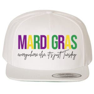 Mardi Gras Everywhere Else Its Just Tuesday Wool Snapback Cap