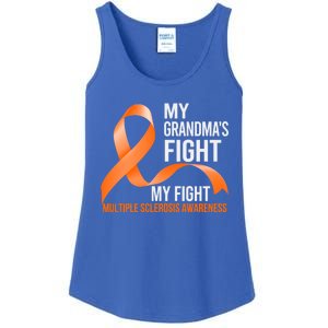 My Grandma's Fight My Fight Multiple Sclerosis Ms Warrior Cute Gift Ladies Essential Tank