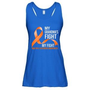 My Grandma's Fight My Fight Multiple Sclerosis Ms Warrior Cute Gift Ladies Essential Flowy Tank