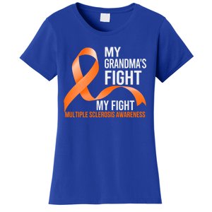 My Grandma's Fight My Fight Multiple Sclerosis Ms Warrior Cute Gift Women's T-Shirt