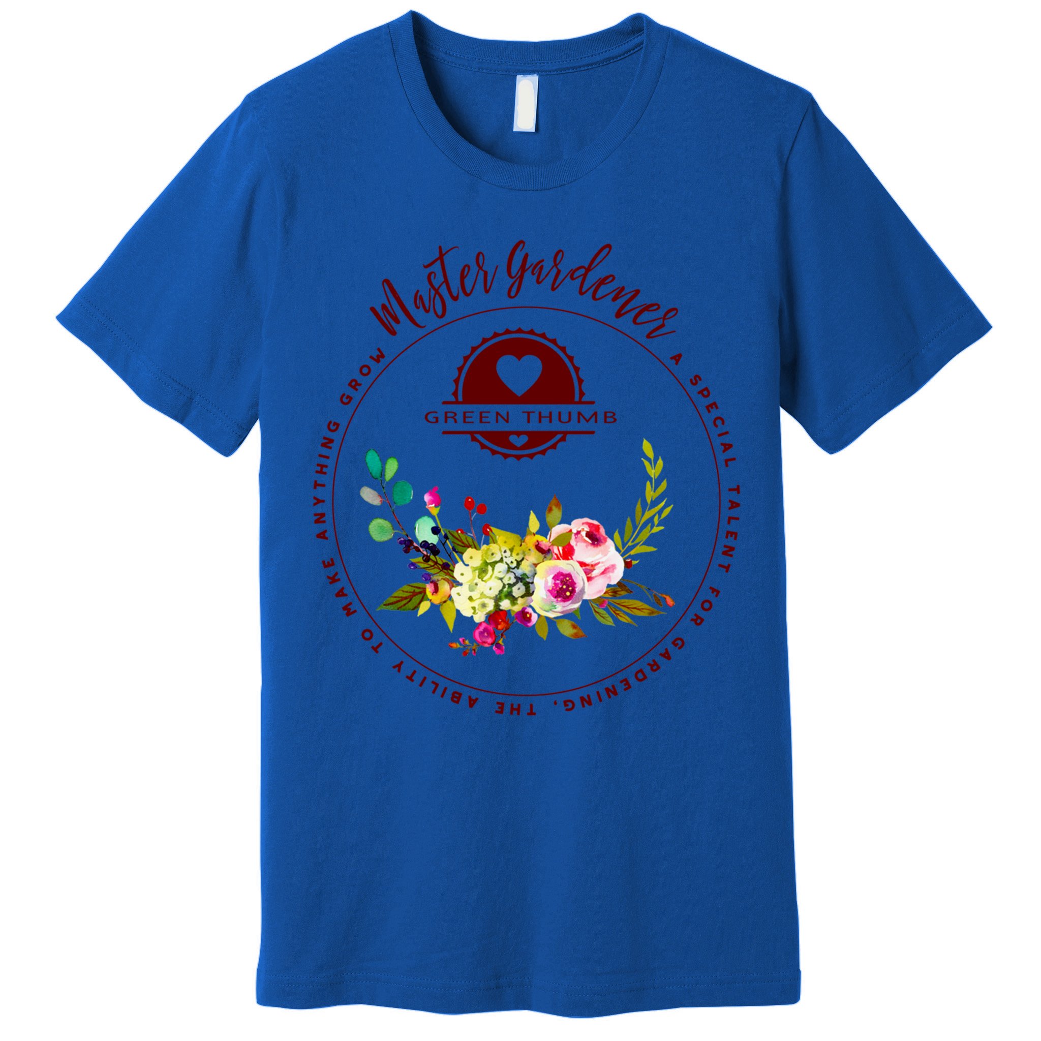 Master Gardener Funny Gift Floral Gardening Premium T-Shirt