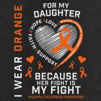 Ms Gifts Fight Daughter Multiple Sclerosis Awareness Adult Drive Performance Visor