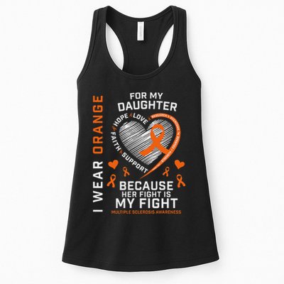 Ms Gifts Fight Daughter Multiple Sclerosis Awareness Womens Tank Top