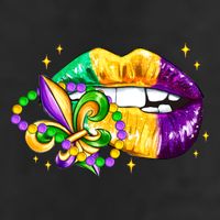 Mardi Gras Festive Lips Cool Comfort Performance Bucket Hat