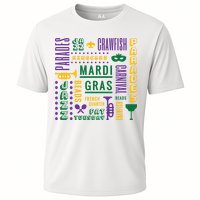 Mari Gras Festive Parade Cooling Performance Crew T-Shirt