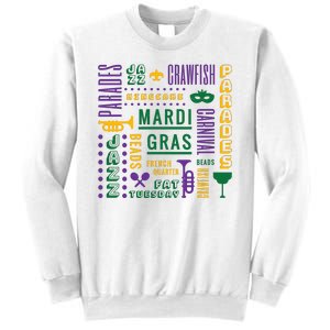 Mari Gras Festive Parade Sweatshirt