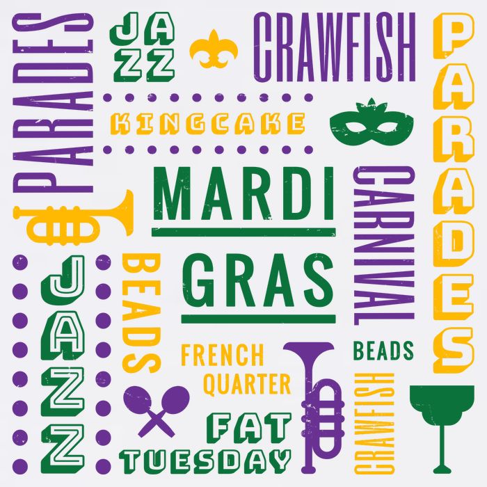 Mari Gras Festive Parade T-Shirt