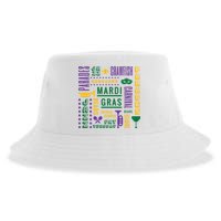 Mari Gras Festive Parade Sustainable Bucket Hat