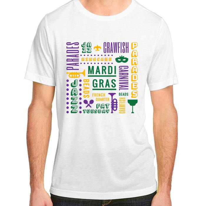 Mari Gras Festive Parade Adult ChromaSoft Performance T-Shirt