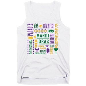 Mari Gras Festive Parade Tank Top