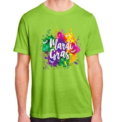 Mardi Gras Fat Tuesday New Orleans Mobile Carnival Parade Adult ChromaSoft Performance T-Shirt