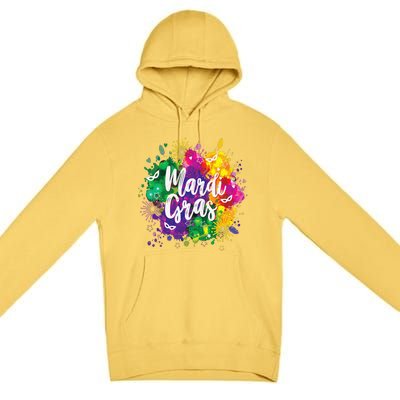 Mardi Gras Fat Tuesday New Orleans Mobile Carnival Parade Premium Pullover Hoodie