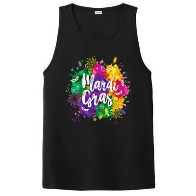 Mardi Gras Fat Tuesday New Orleans Mobile Carnival Parade PosiCharge Competitor Tank