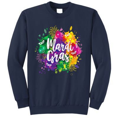 Mardi Gras Fat Tuesday New Orleans Mobile Carnival Parade Sweatshirt