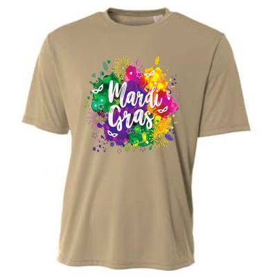 Mardi Gras Fat Tuesday New Orleans Mobile Carnival Parade Cooling Performance Crew T-Shirt