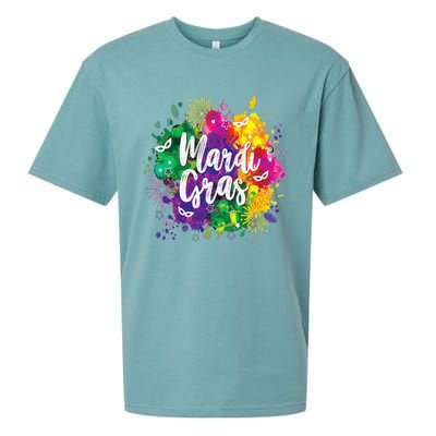 Mardi Gras Fat Tuesday New Orleans Mobile Carnival Parade Sueded Cloud Jersey T-Shirt