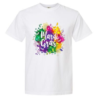 Mardi Gras Fat Tuesday New Orleans Mobile Carnival Parade Garment-Dyed Heavyweight T-Shirt