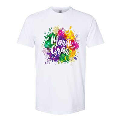 Mardi Gras Fat Tuesday New Orleans Mobile Carnival Parade Softstyle CVC T-Shirt