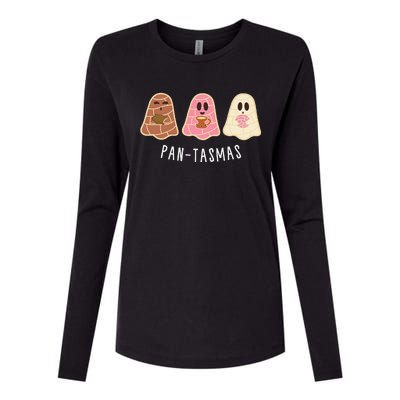 Mexican Ghost Friendship Conchas Halloween Womens Cotton Relaxed Long Sleeve T-Shirt