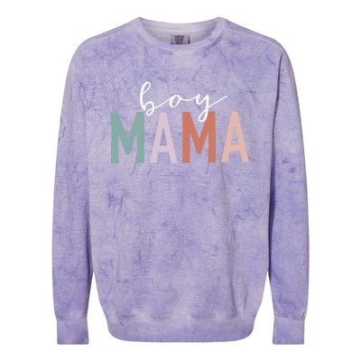 Mama Gifts For Mother Mom Of Leopard Print Colorblast Crewneck Sweatshirt