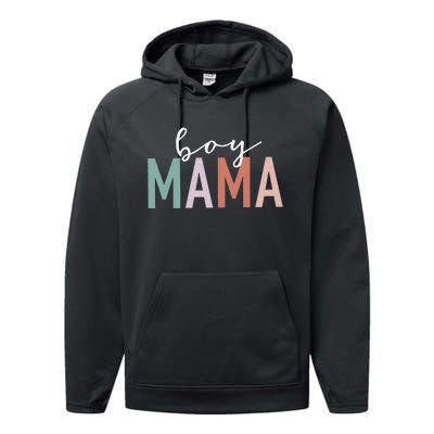 Mama Gifts For Mother Mom Of Leopard Print Performance Fleece Hoodie