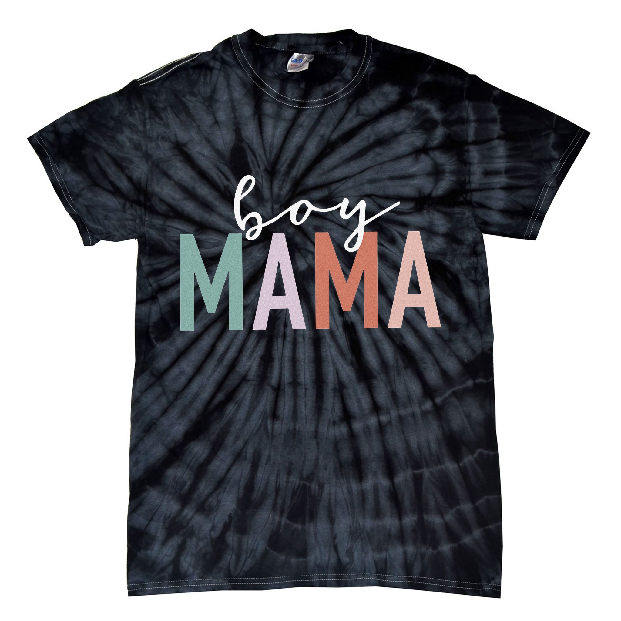 Mama Gifts For Mother Mom Of Leopard Print Tie-Dye T-Shirt