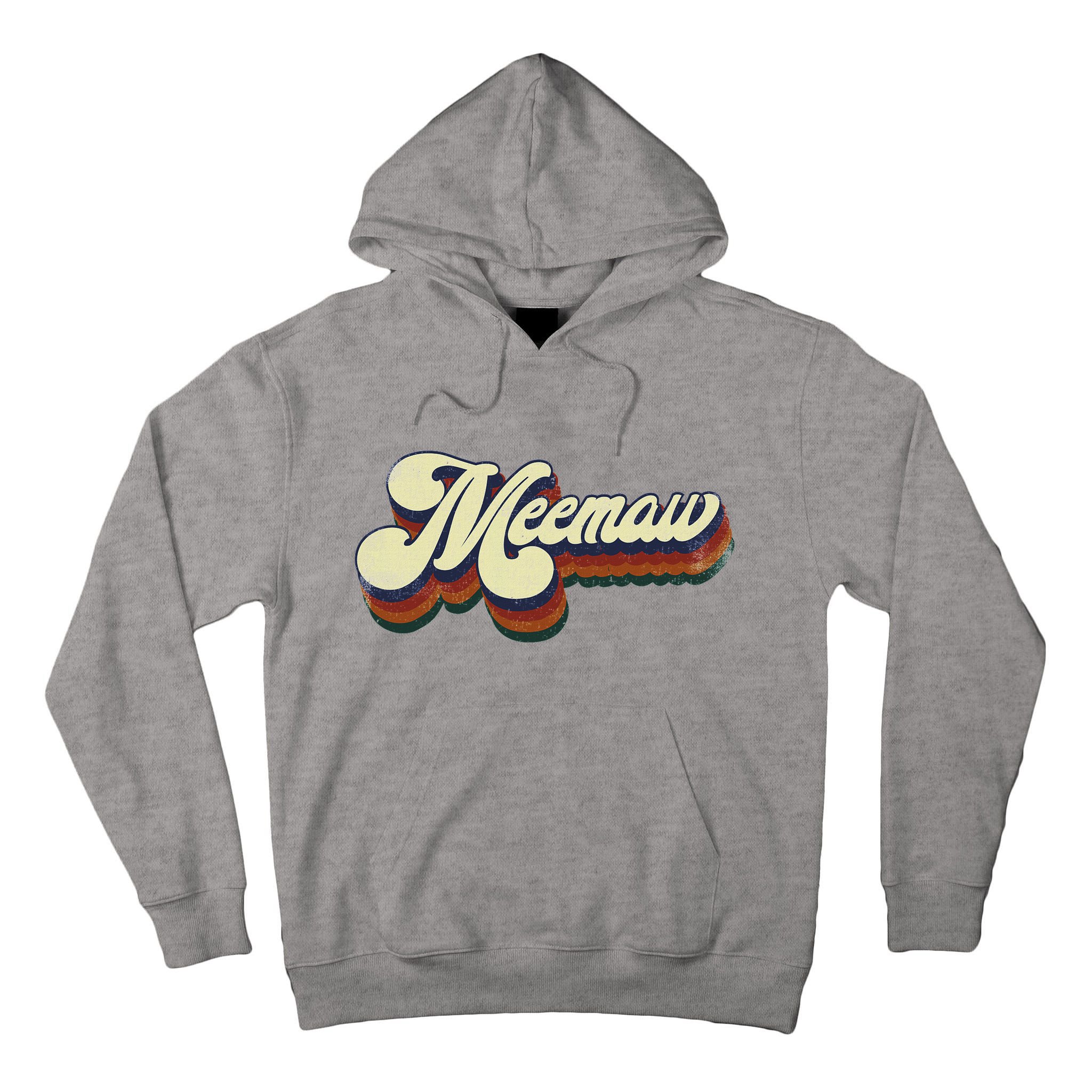 Meemaw Gifts For Grandma Retro Vintage MotherS Day Meemaw Tall Hoodie