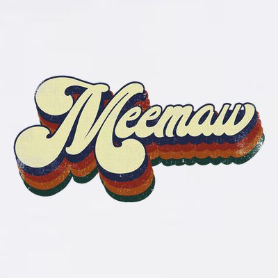 Meemaw Gifts For Grandma Retro Vintage MotherS Day Meemaw T-Shirt