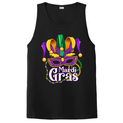 Mardi Gras For Beads Mask Feathers PosiCharge Competitor Tank