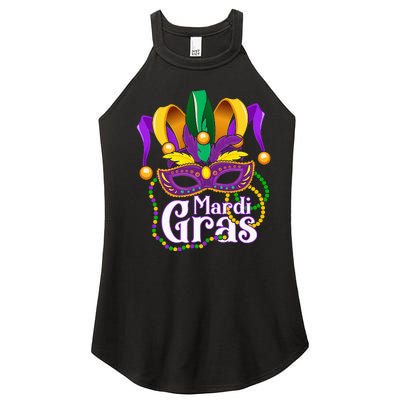 Mardi Gras For Beads Mask Feathers Women’s Perfect Tri Rocker Tank